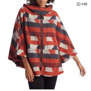 Patagonia Synchilla Fleece Hooded Poncho